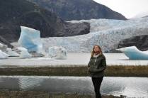 Visita à belíssima Medenhall Glacier, em Juneau, a capital do Alaska